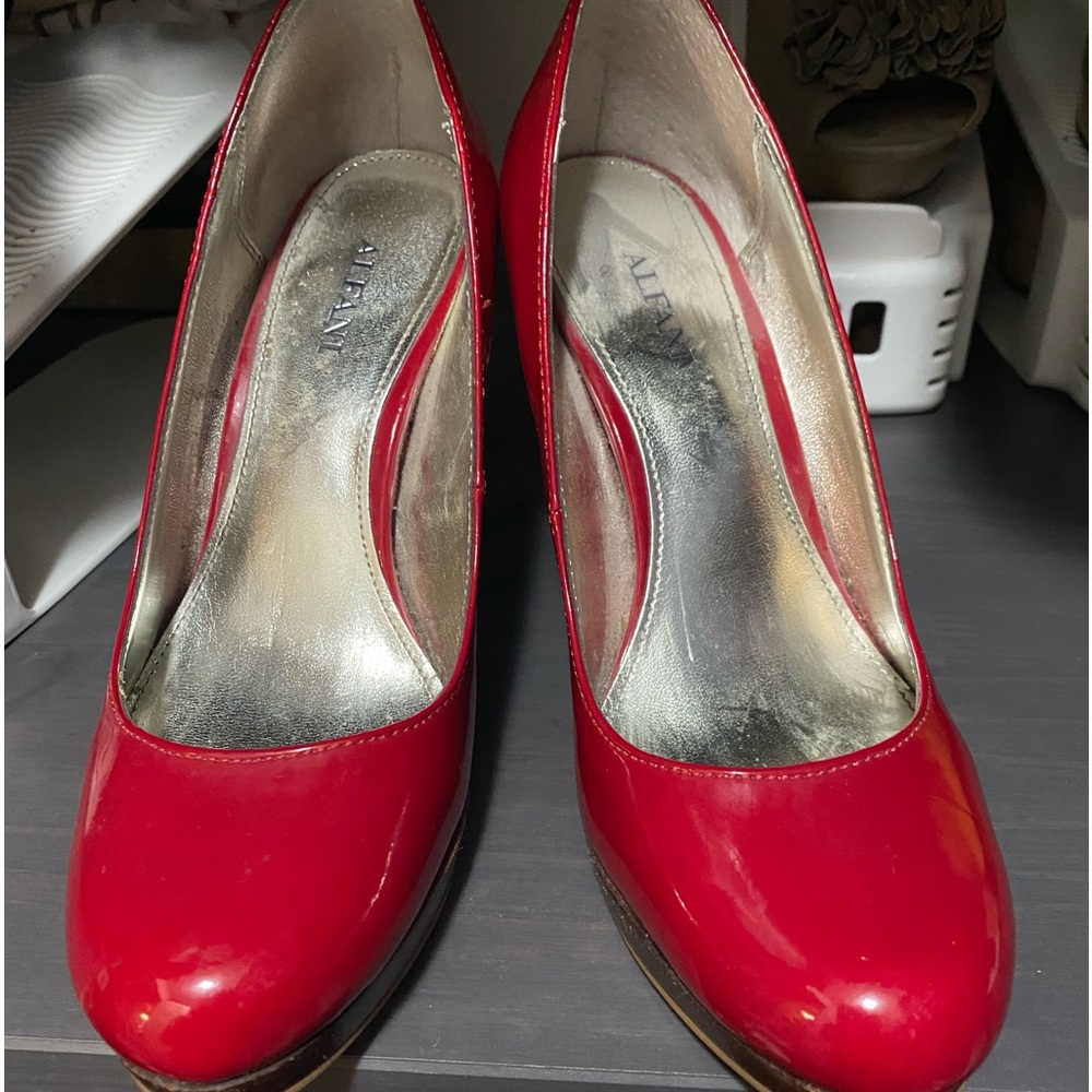 Alfani red patent  heels
